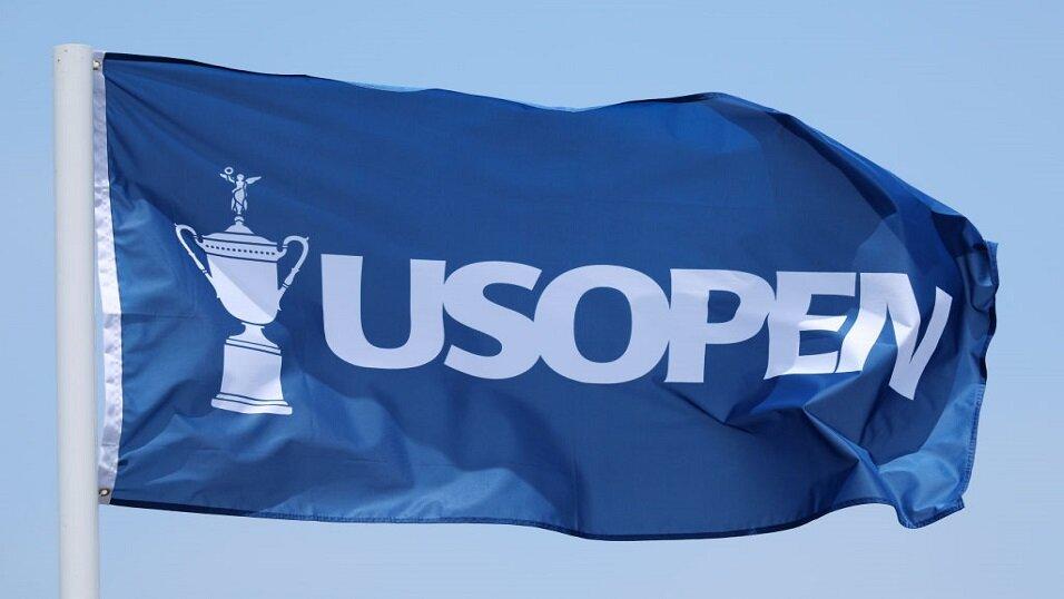 US Open 2023 flag at Los Angels Country Club